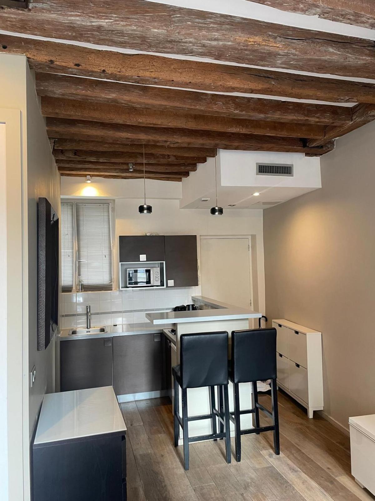 Habitat Parisien - Marais Sicile Apartment Exterior foto